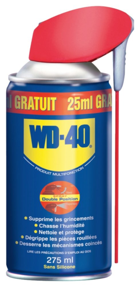 Produit multifonction spray double position 250 ml +25% - WD-40