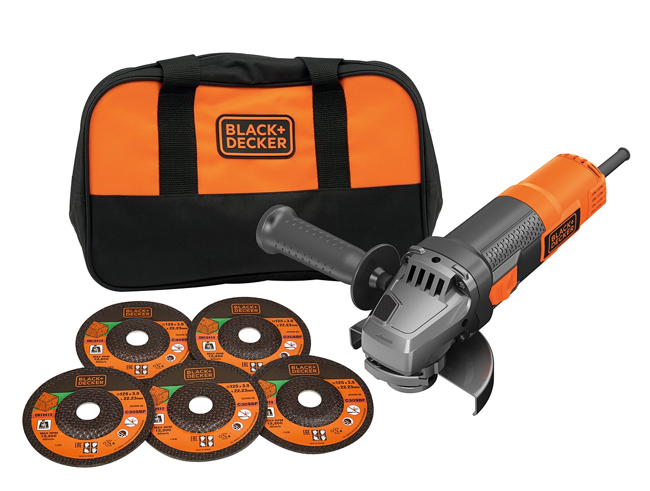 Meuleuse d'angle BEG220SA5-FR 900W Ø 125 mm - BLACK & DECKER