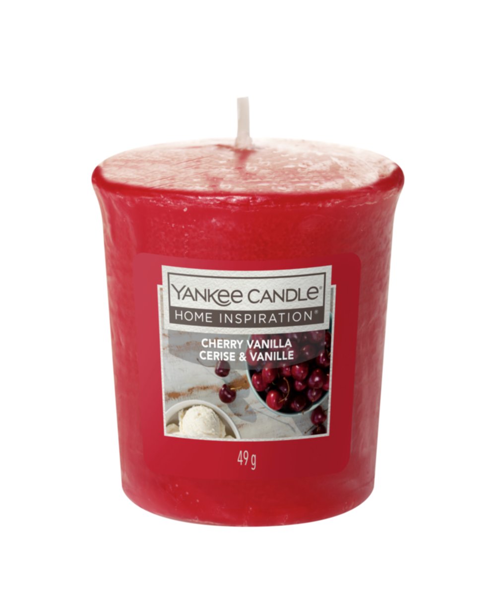 Bougie votive parfumée cerise/vanille - YANKée CANDLE