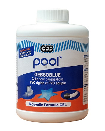 POOL* GEBSOBLUE COLLE SPECIALE PISCINE BOITE 500 ML 