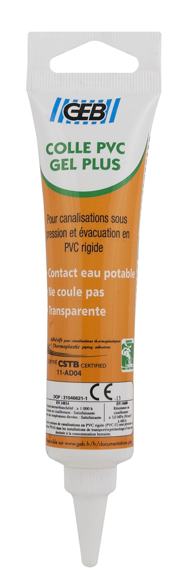 COLLE PVC GEL PLUS 50 ml tube pegboardable