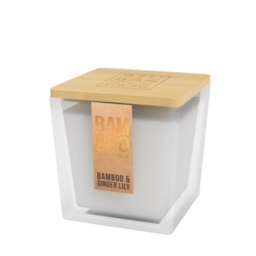 Bougie cire de soja Bamboo 210g gingembre/lys