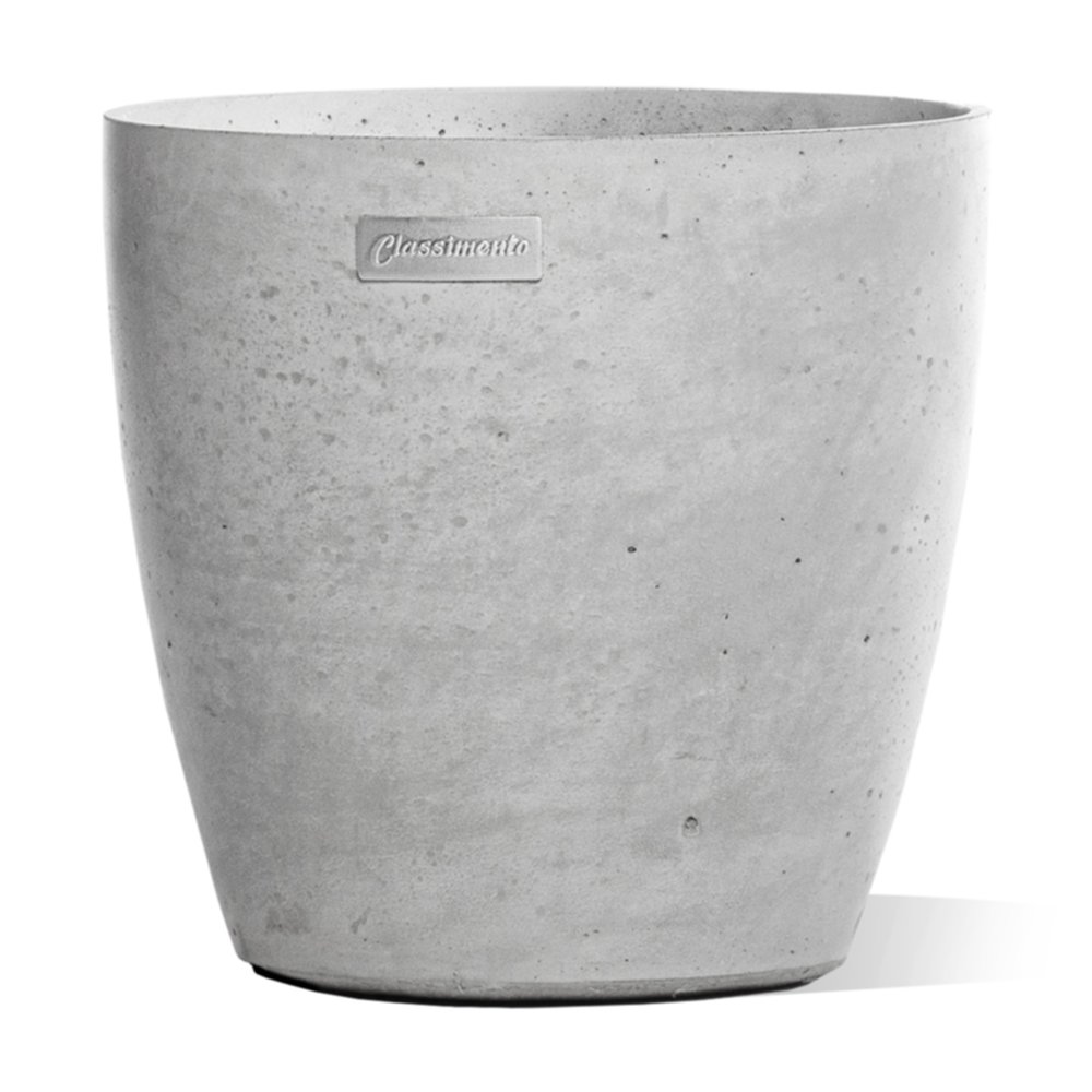 Pot Egg Ciment Gris Ø29cm