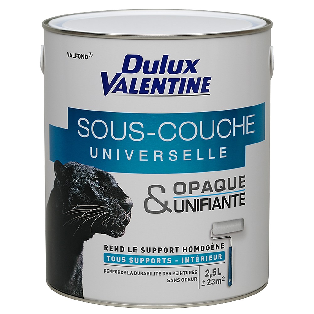 Sous-couche Universelle Valfond Phase Aqueuse 2,5L Blanc - DULUX VALENTINE