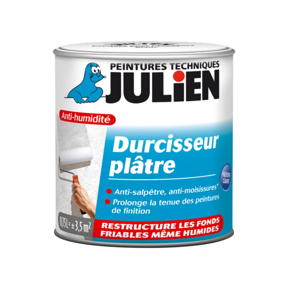 Durcisseur Plâtre Incolore Brillant 0,75L - JULIEN