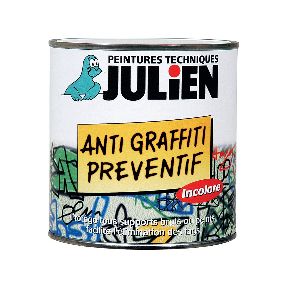 Vernis de protection anti-graffiti préventif 0.5L - JULIEN