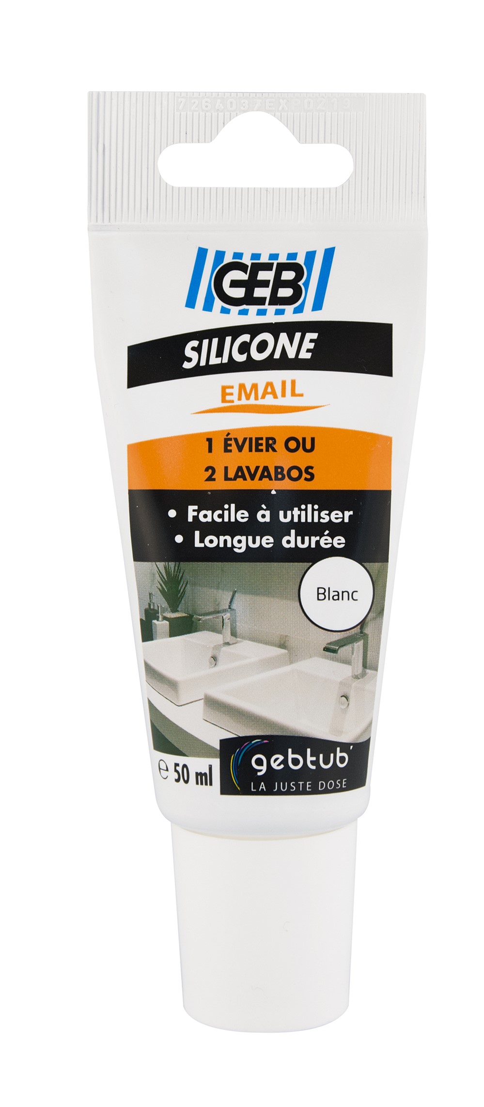 Mastic Silicone Emaille Blanc 50ml