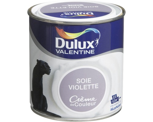 Peinture intérieure Crème de couleur satin Soie Violette 0,5L - DULUX VALENTINE