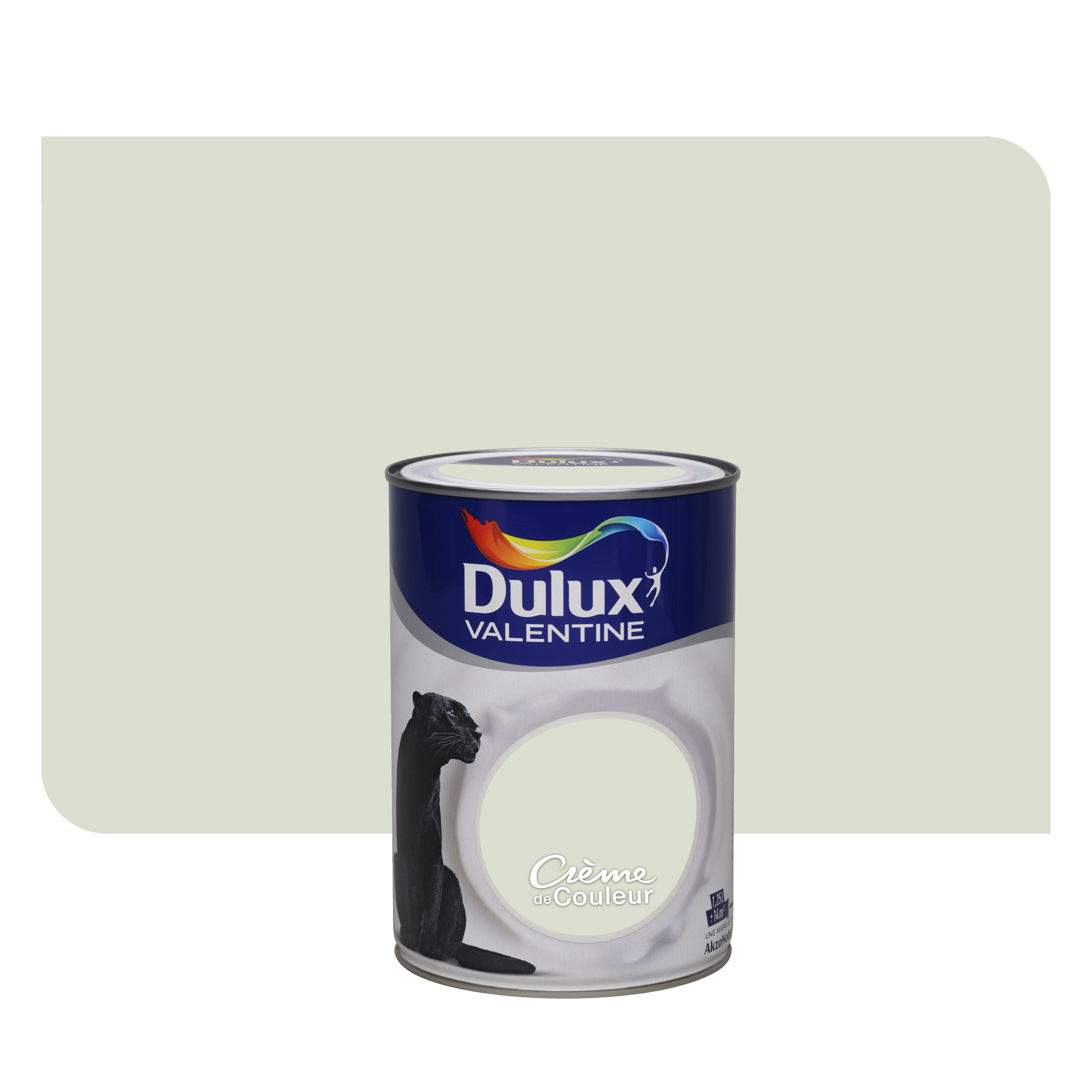 Peinture intérieure Crème de couleur satin Tendrement Vert® 1,25L - DULUX VALENTINE