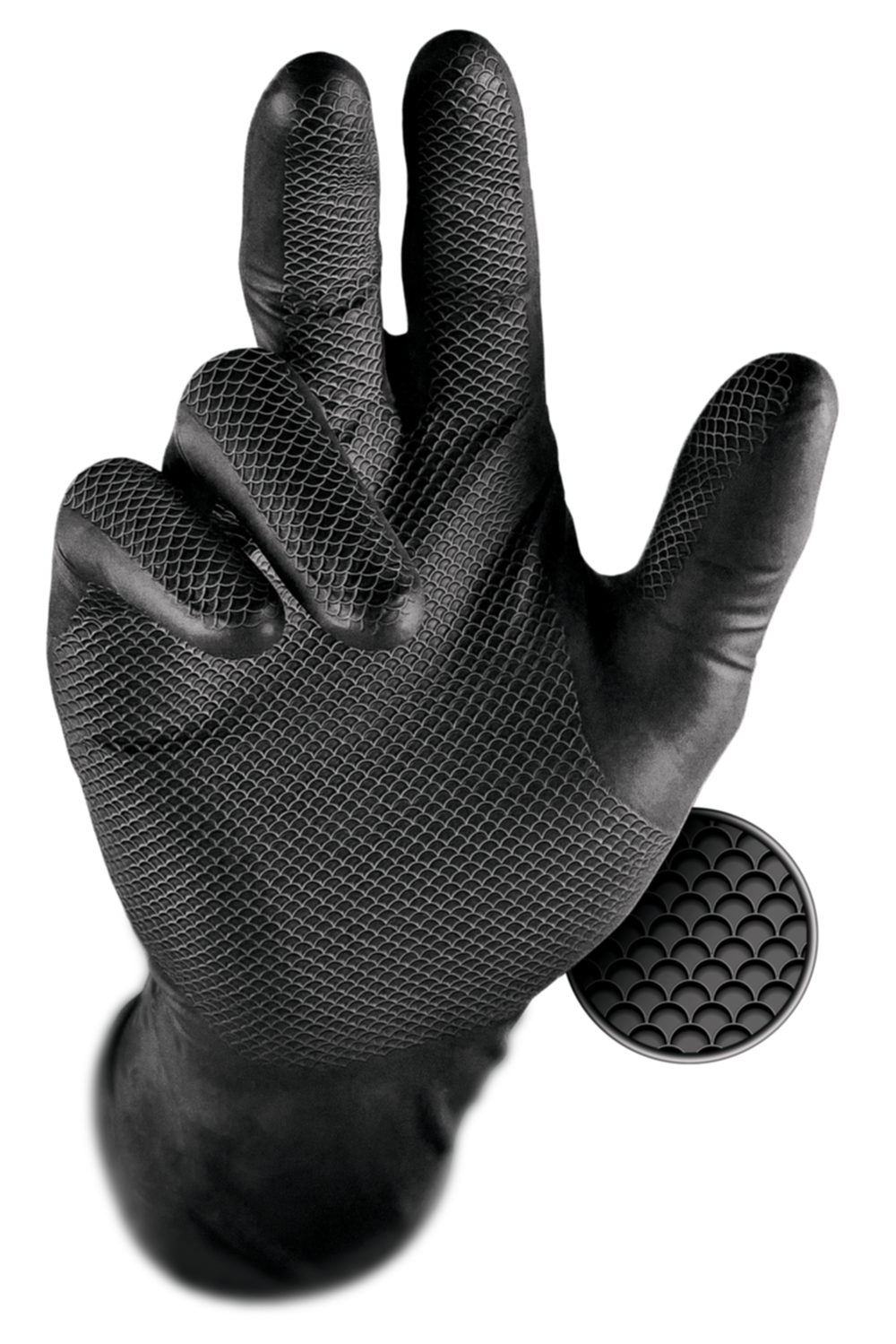 Gants nitrile noir T8