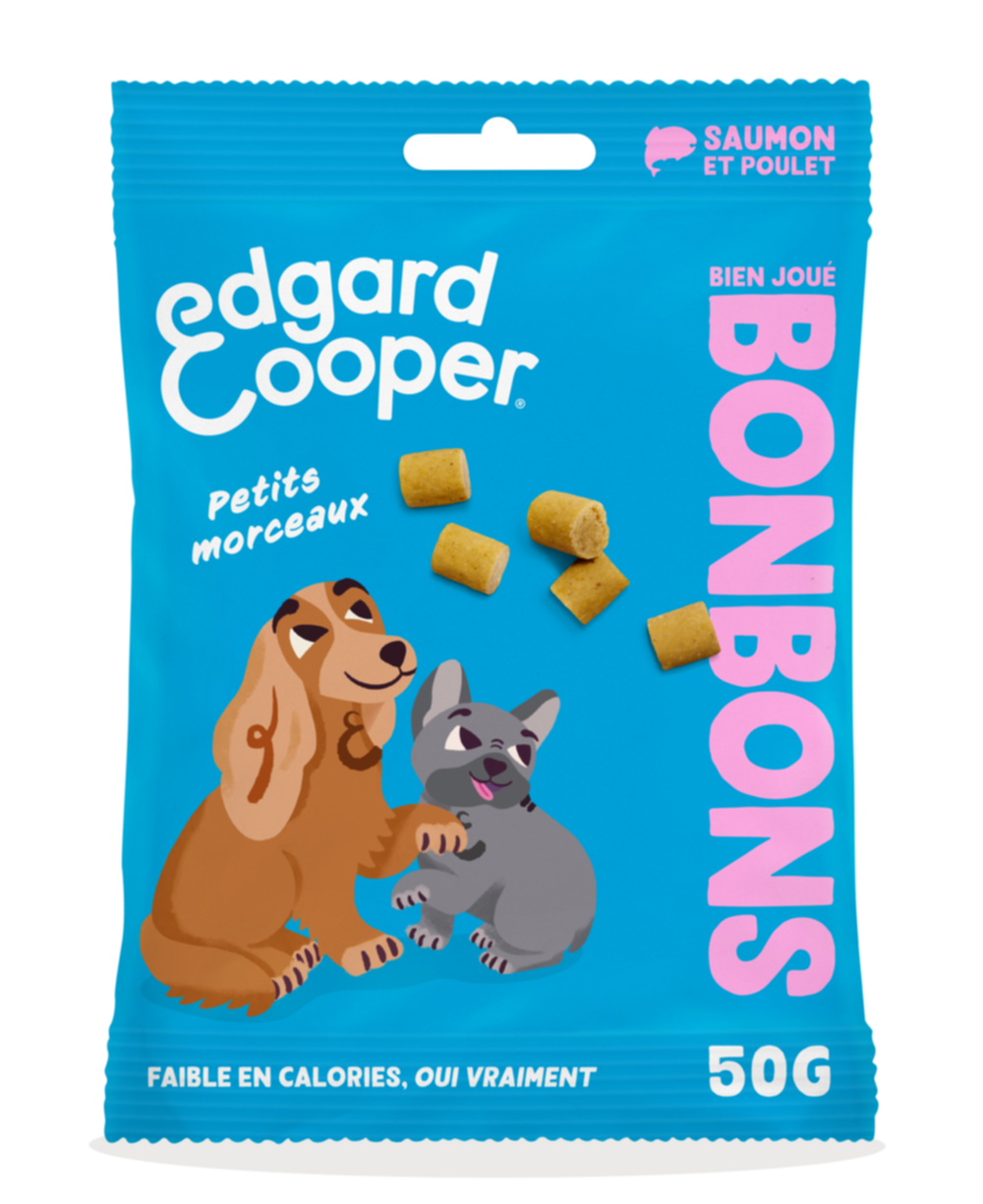 Friandises pour chiens Bonbons Bien Joué Saumon et Poulet - EDGARD & COOPER