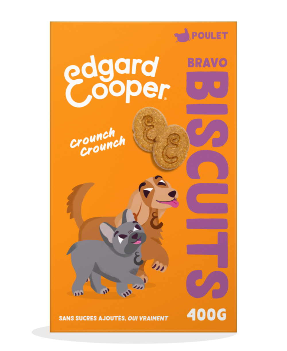 Friandises pour Chiens Biscuits Bravo Poulet - EDGARD & COOPER