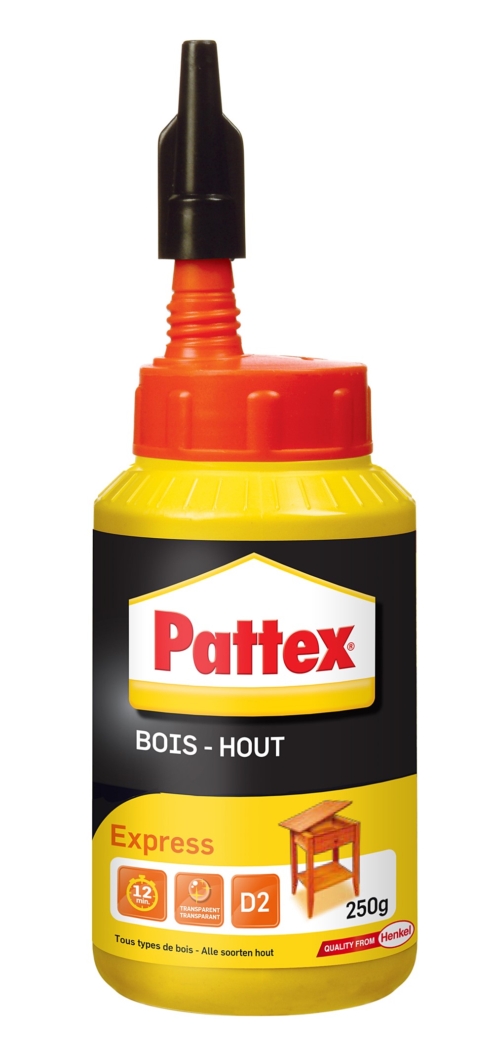 Colle à bois Express biberon 250 g - PATTEX