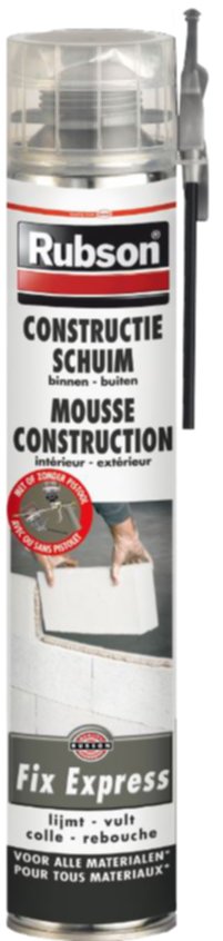 Mousse expansive Fix Express multiusage 750ml blanc - RUBSON