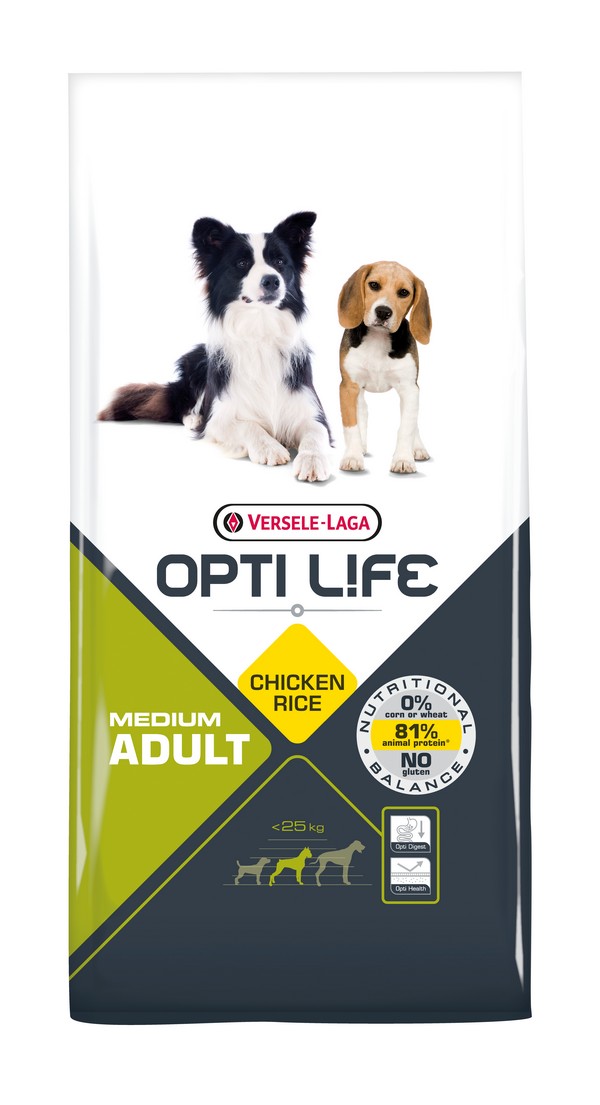 Aliment opti life adult medium 12,5kg