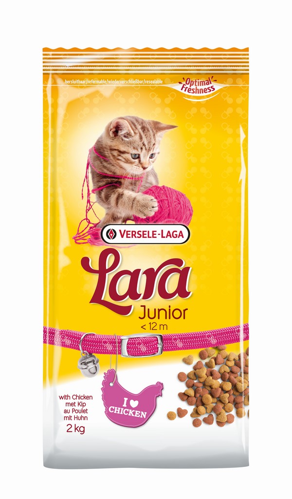 Croquettes lara junior with chicken 2kg - VERSELE LAGA