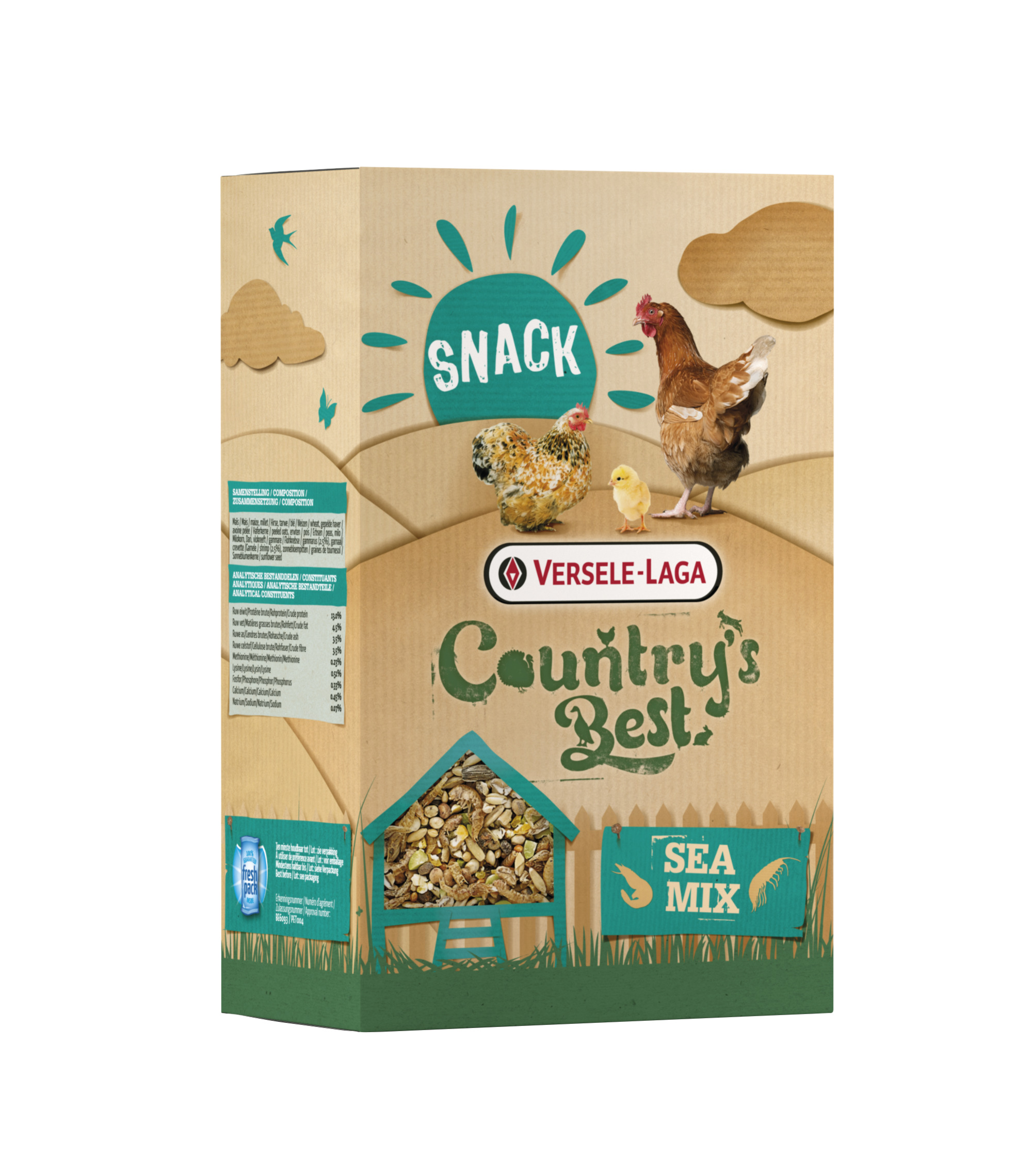 Snack volaille country's best snack sea mix 1kg