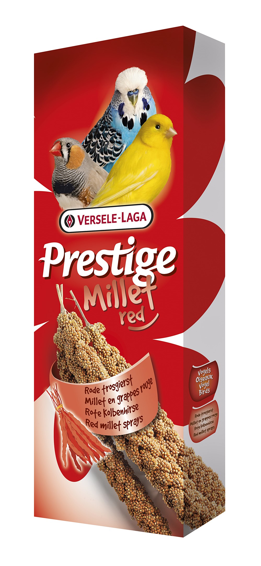 Complément alimentaire oiseau millet en grappes rouge 100g