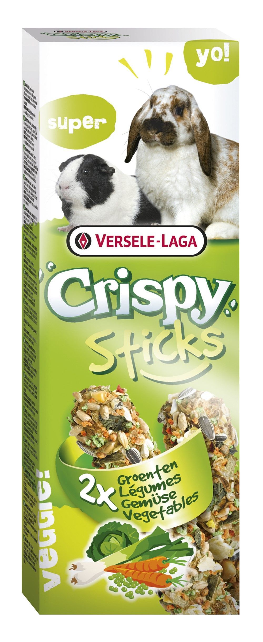 Crispy Sticks Lapins-Cobayes Légumes 2 pcs 110g