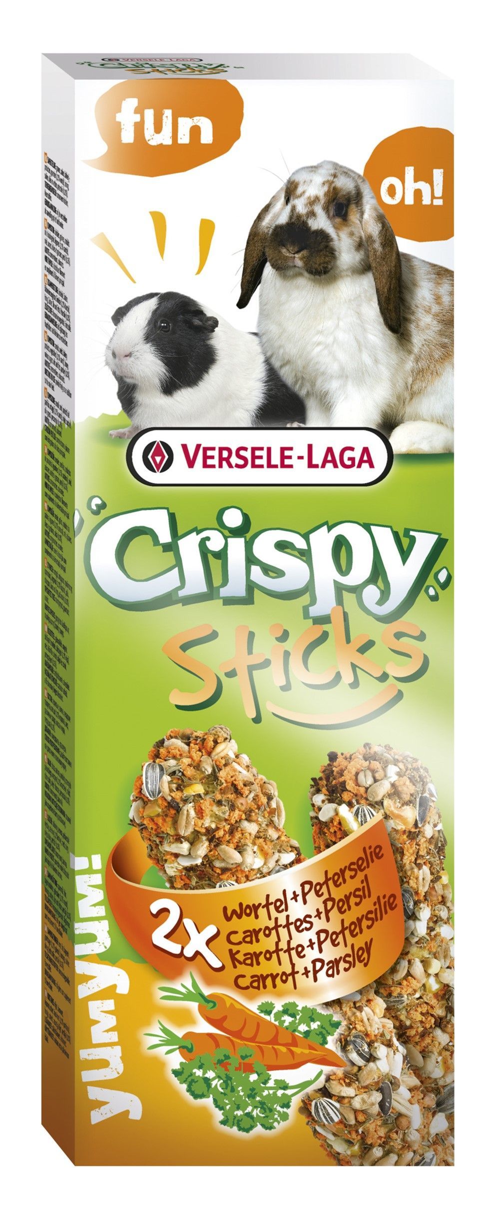 Crispy Sticks Lapins-Cobayes Carottes & Persil 2 pcs 110g