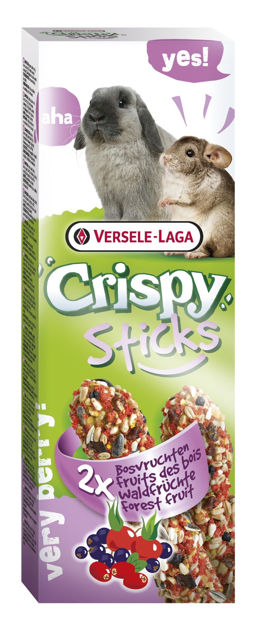 Crispy Sticks Lapins-Chinchillas Fruits des Bois 2 pcs 110g