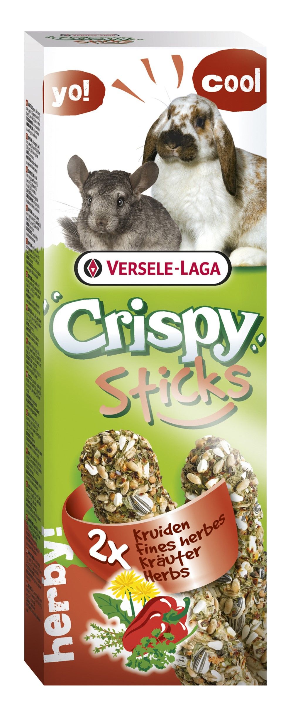 Crispy Sticks Lapins-Chinchillas Fines Herbes 2 pcs 110g