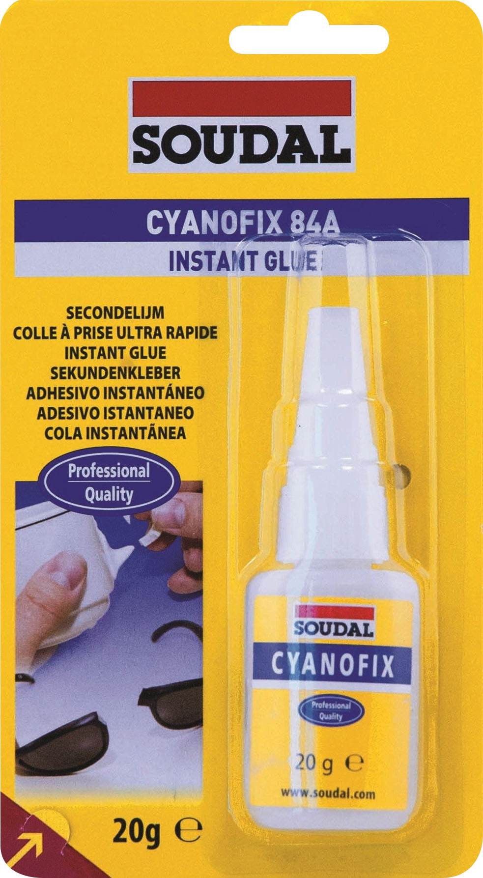 Colle cyanoacrylate [flacon blister] 84a 20gr 