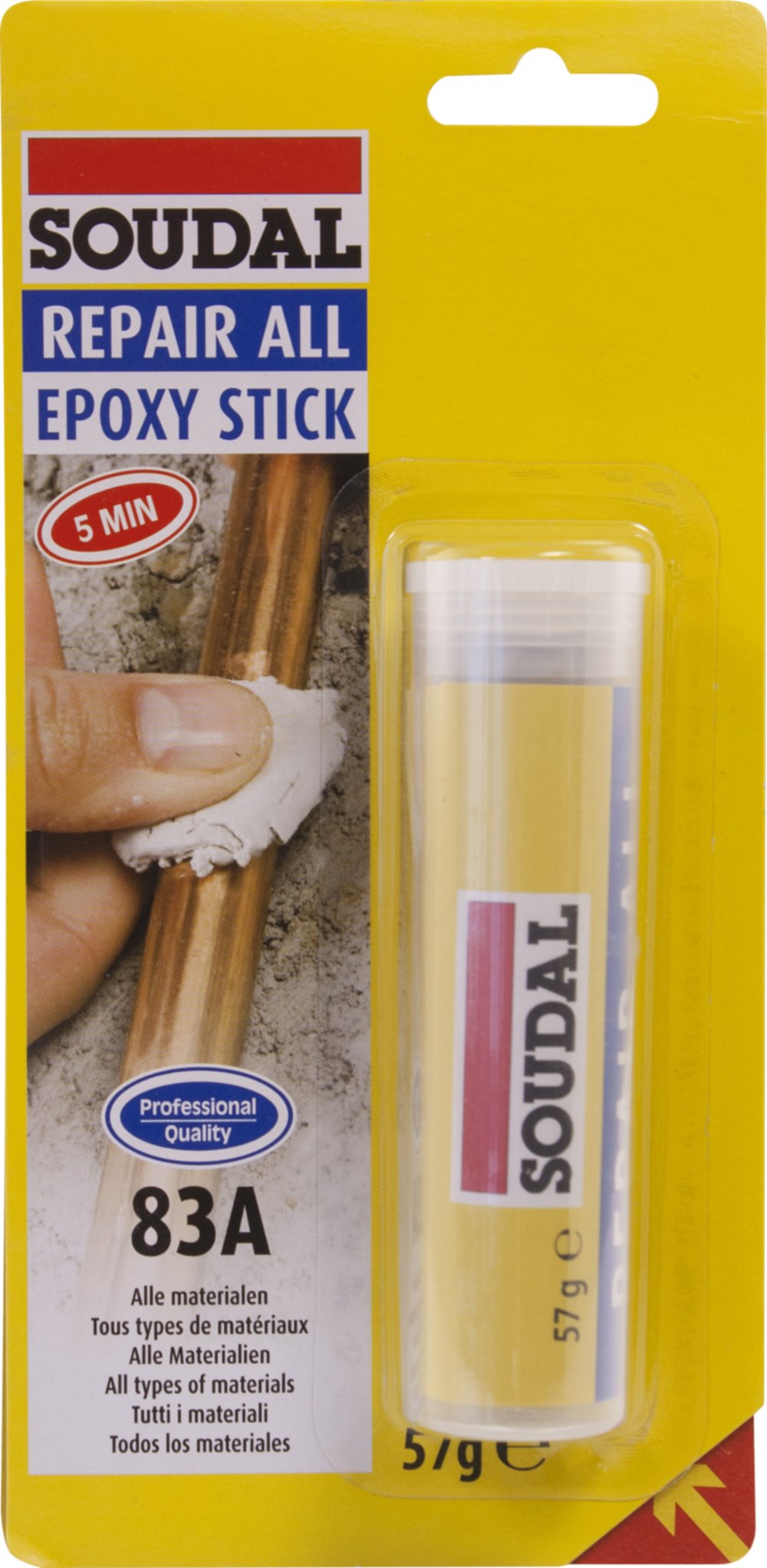 Colle Epoxy stick universel 83a blister 57g