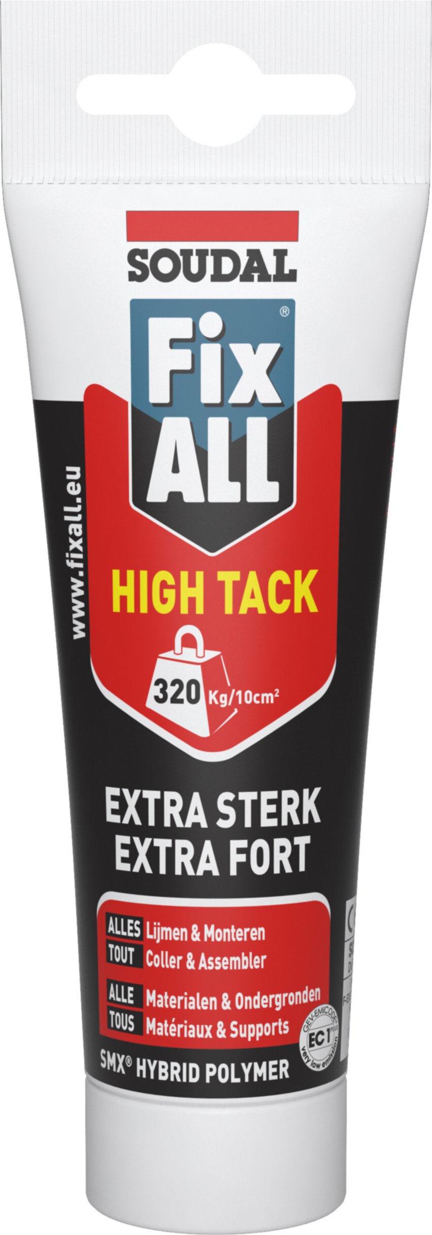 Mastic-colle Fix all high tack blanc tube 125ml