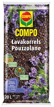 Paillage minéral décoratif Pouzzolane 20L - COMPO
