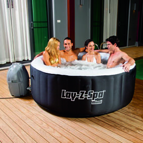 lay-z-spa rond - miami  gonflable 2/4 places - BESTWAY