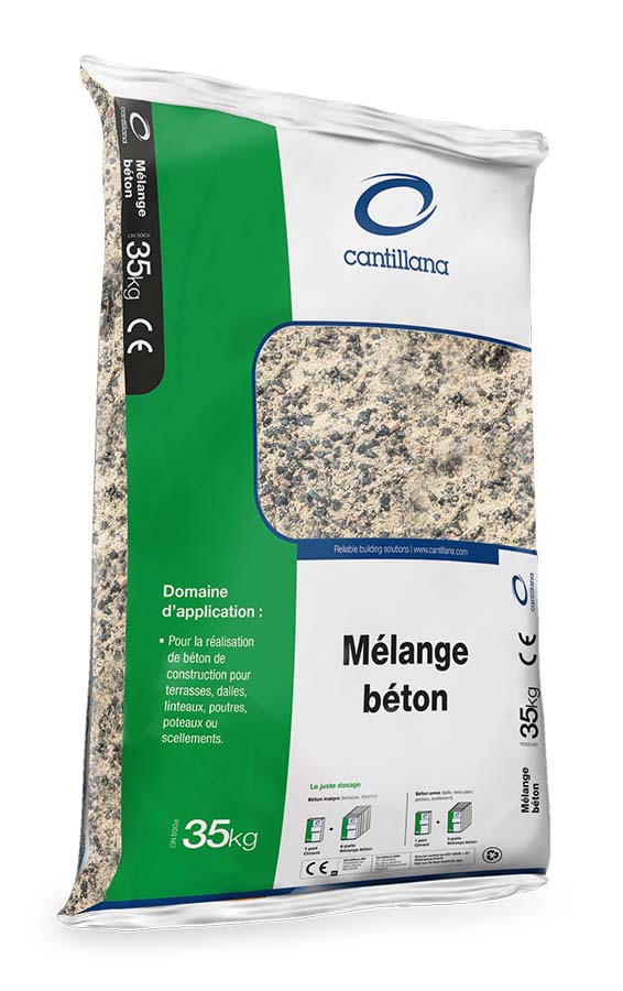 Melange pour beton 0 10mm 35kg le Club