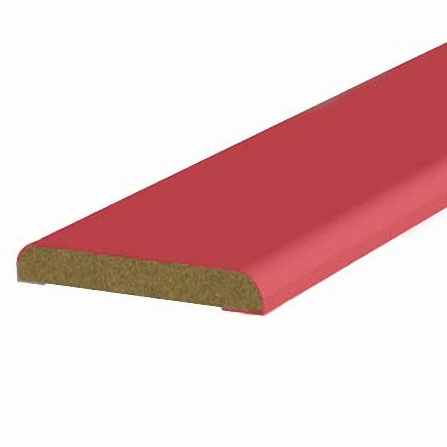 Chant Plat MDF Revêtu Rouge 4x30mm