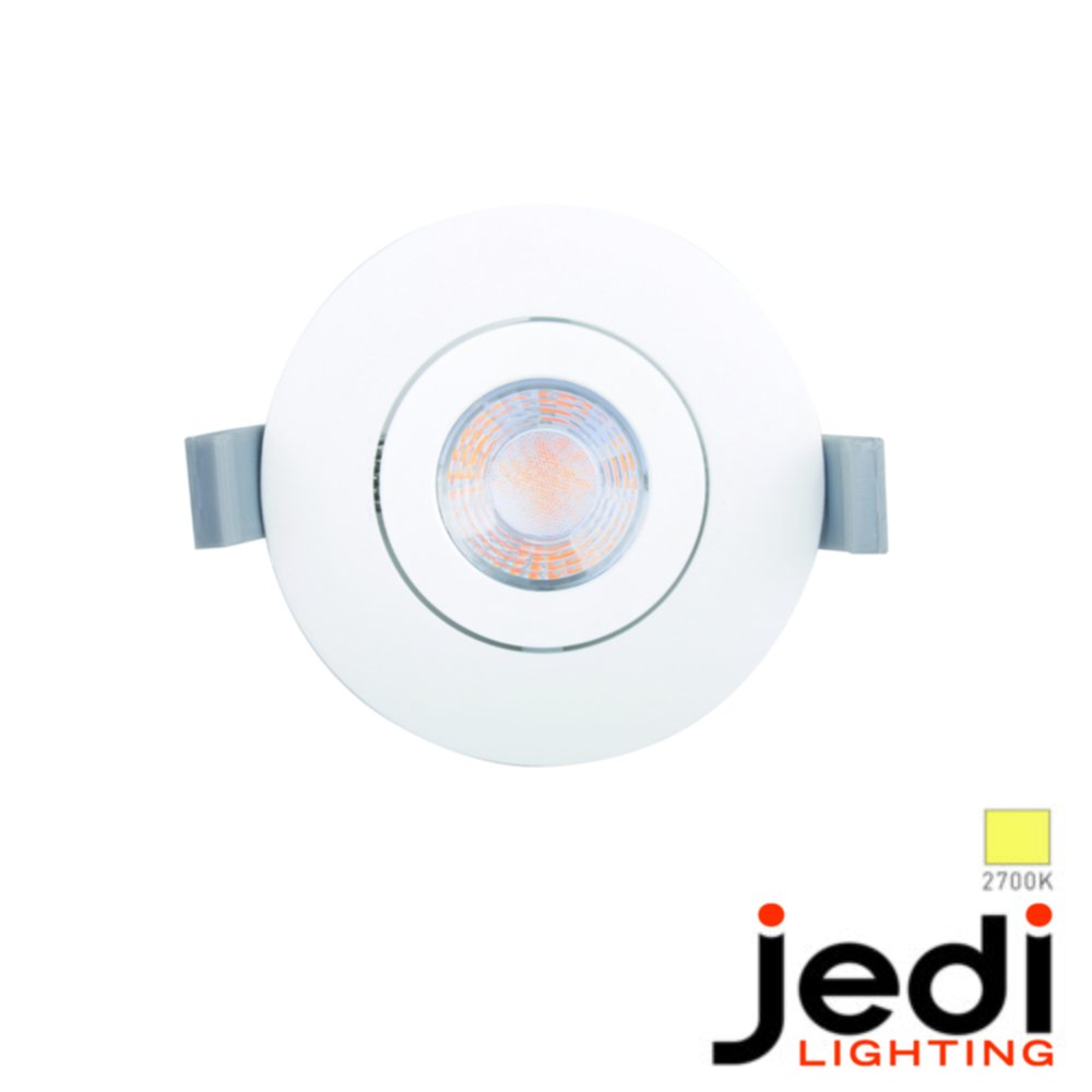 Spot Encastré Orientable Jedi Performa Blanc Métal Blanc Chaud Ø9,5cm