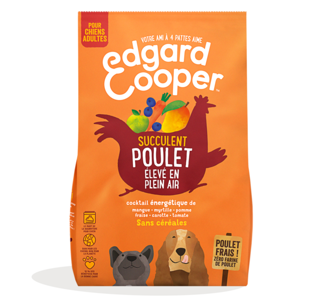 Croquettes pour chiens au poulet sans céréales - EDGARD & COOPER