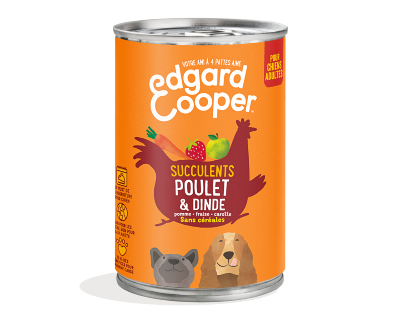 Alimentation pour pour chien Poulet/Dinde sans céréales - EDGARD & COOPER