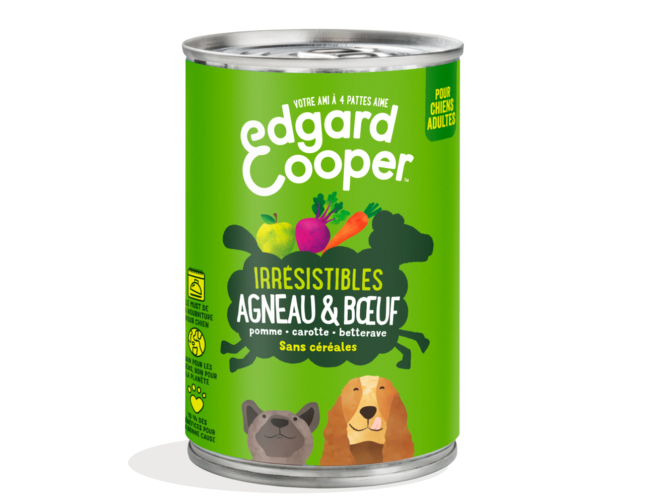 Alimentation pour pour chien Agneau/Boeuf sans céréales - EDGARD & COOPER