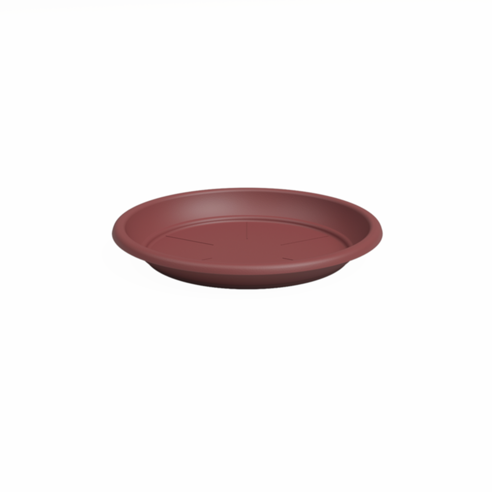 Soucoupe ronde 18 cm rouge foncé - ARTEVASI