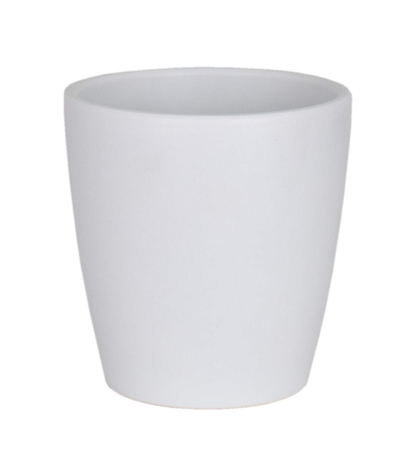 Cache-pot thalia orchidée 14cm blanc neige