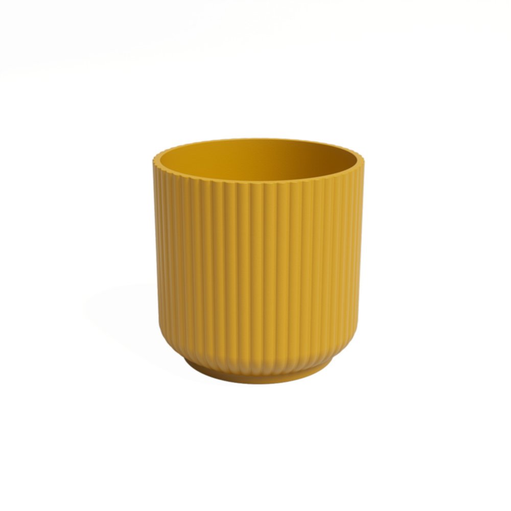 Cache-Pot Luna Ø15cm Jaune - ARTEVASI