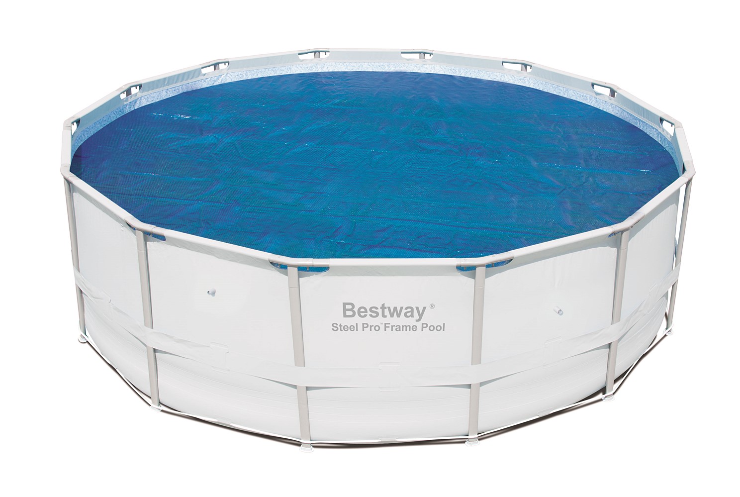 Bâche solaire Frame Pool Ø4,1m piscine de Ø4,27m - BESTWAY