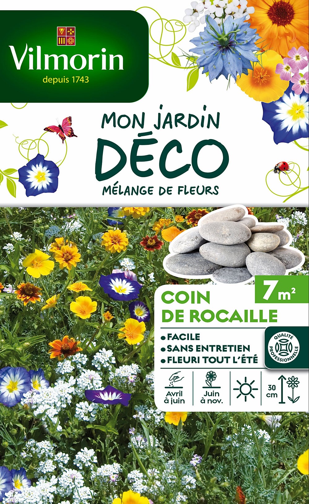 Mélange de Fleurs Coin rocaille 7m² - VILMORIN