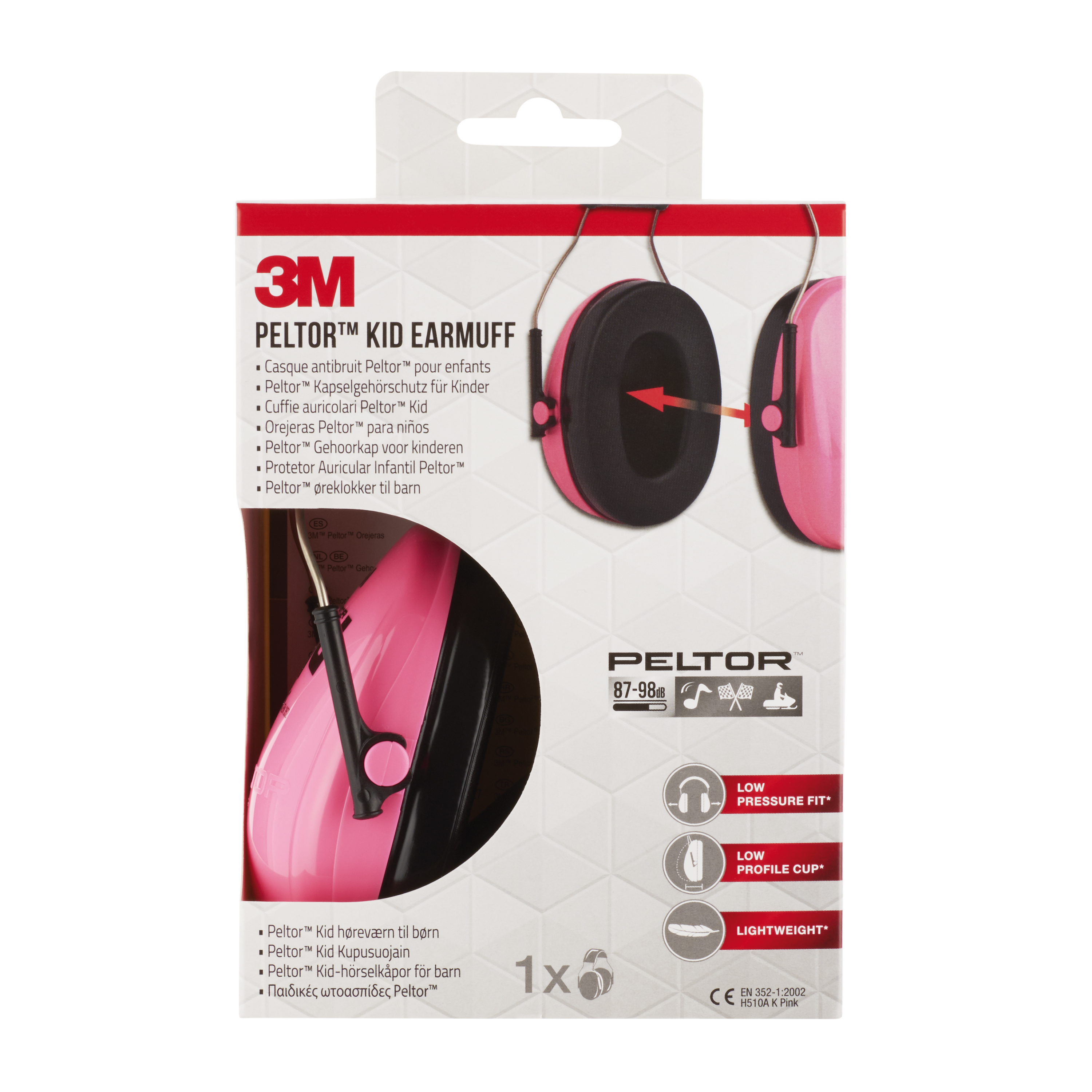 Casque peltor kid snr 27