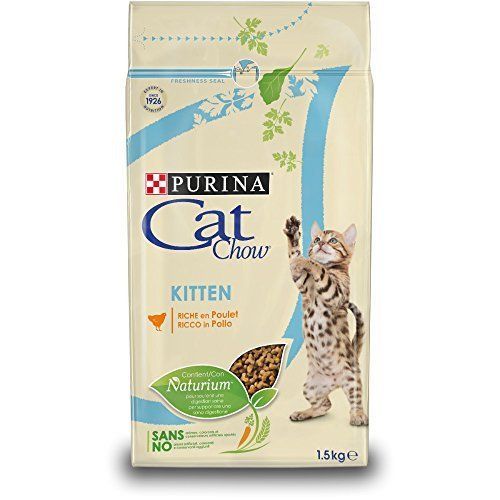 Croquettes Chaton Riche en Poulet 1,5kg - PURINA CAT CHOW 