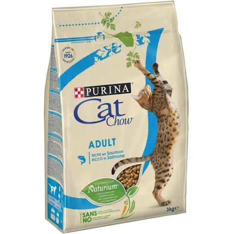 Croquettes Chat Riche en Saumon 3kg - PURINA CAT CHOW