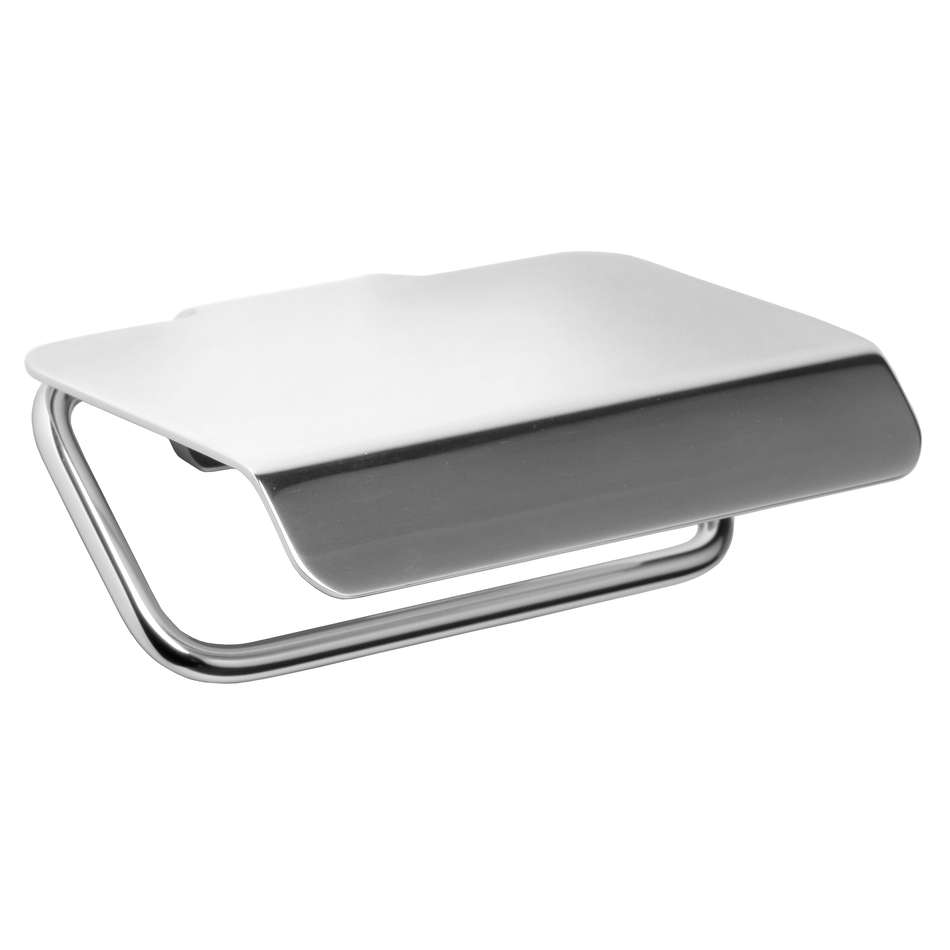 Porte-papier Toilette Flat Argent - TATAY