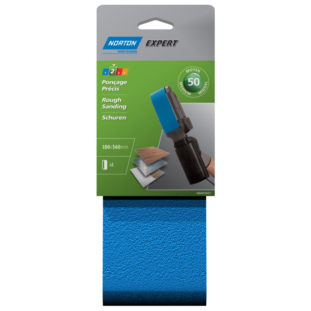 BANDE BLUE TECH 100X560 G50 X2