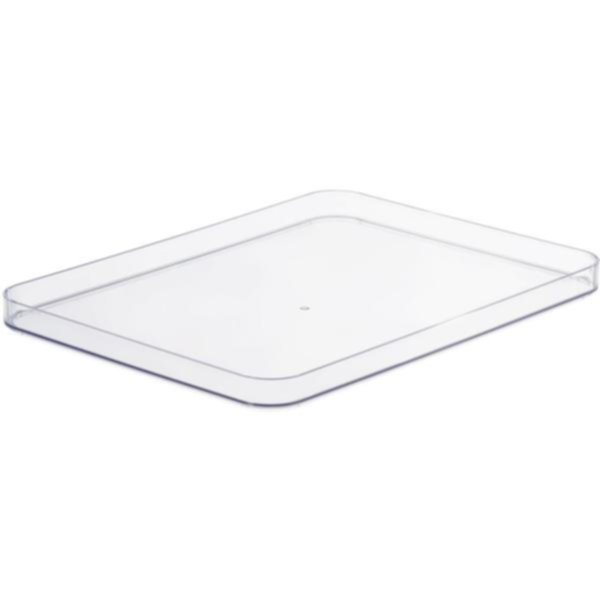 Couvercle bac rangement SmartStore Compact L 40x29x2,6cm Transparent