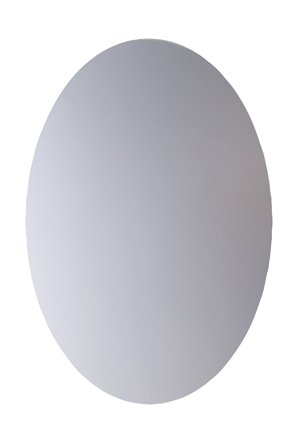 Miroir bords polis ovale 50x35cm - B HOME