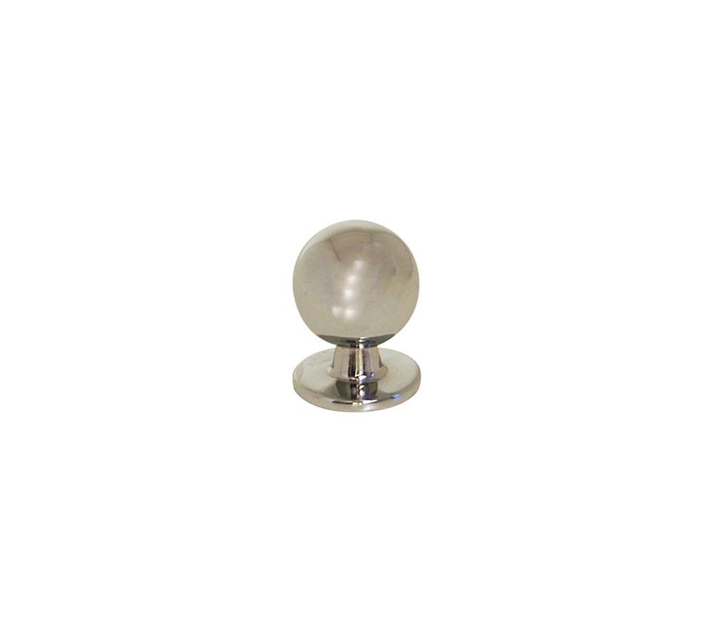 Bouton meuble New Zamak Chromé ø25mm h33mm - B BEAUTY